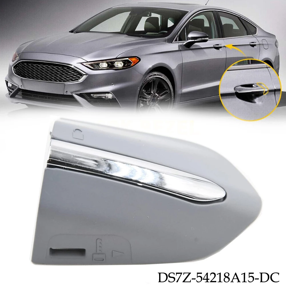 

For Fusion 2013-2020 Front LH FRONT Door Handle Lock Bezel CHROME Cover Cap Door Lock Case Protector For Ford