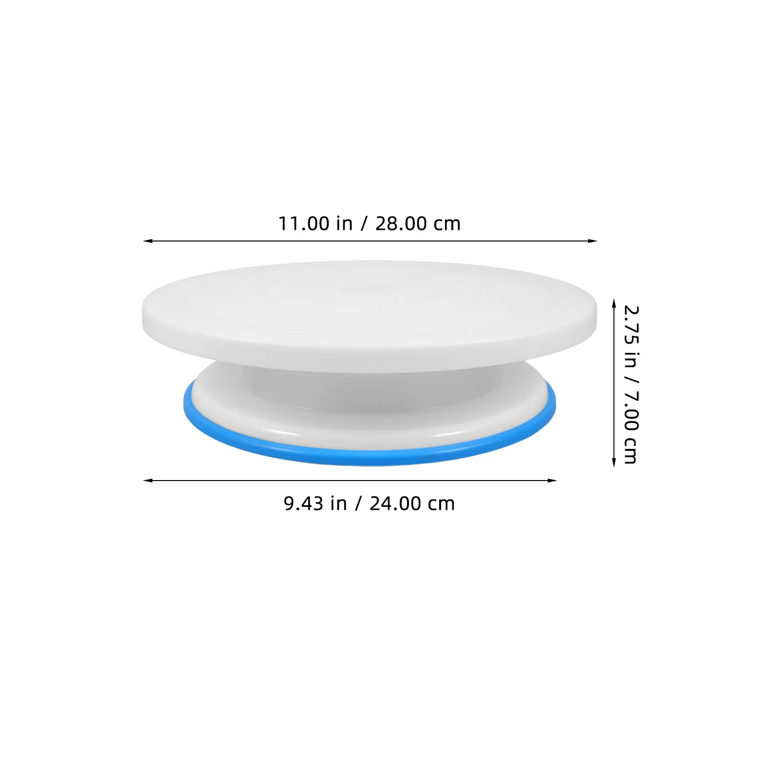 

1 Set Cake Turntable Kit 360° Rotating Stand For Decorating Smooth Spinning Platform Non-Slip Base Baking Cake Stands