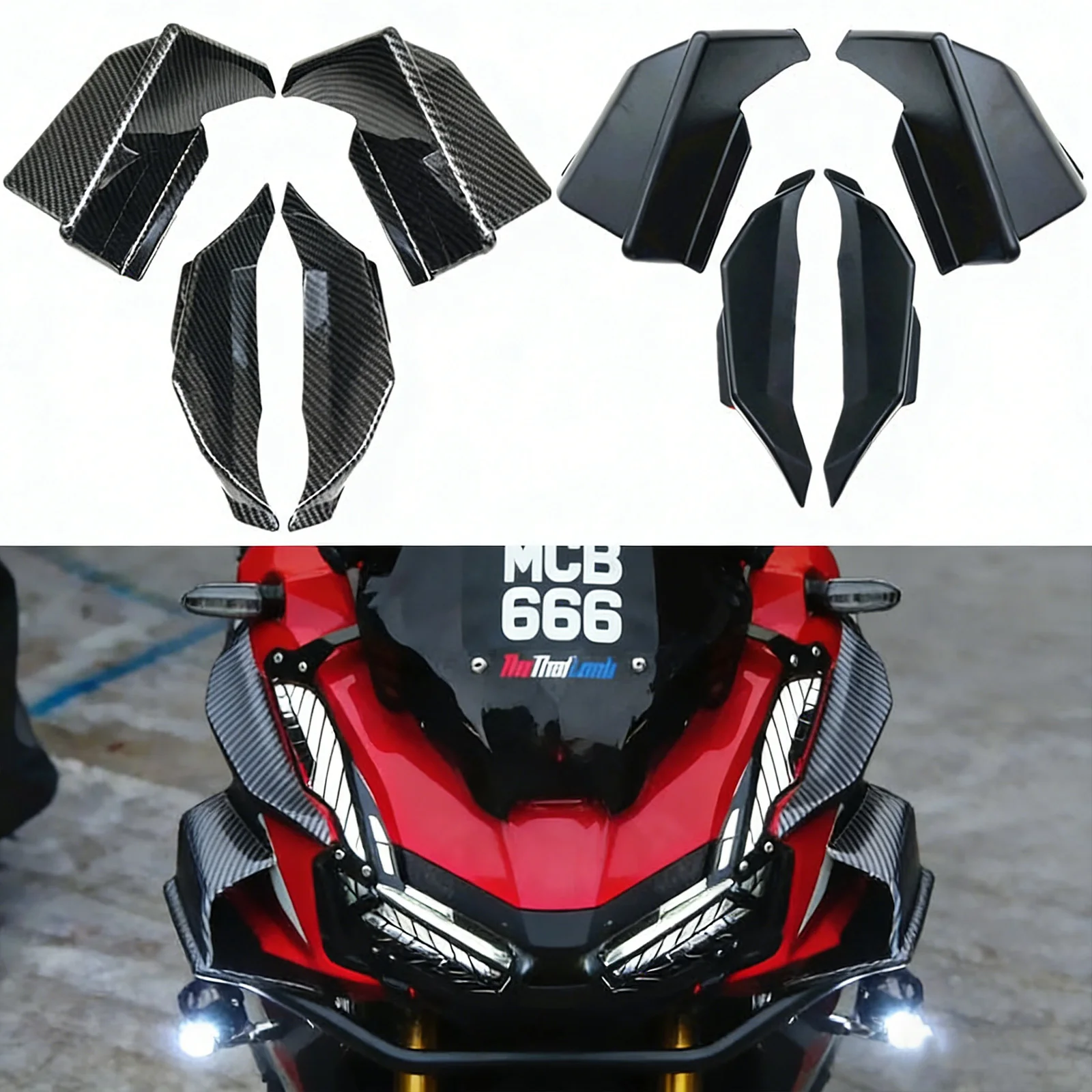 

1 комплект для HONDA ADV160, боковые фары Winglet ADV160, аксессуары, аксессуары для мотоциклов