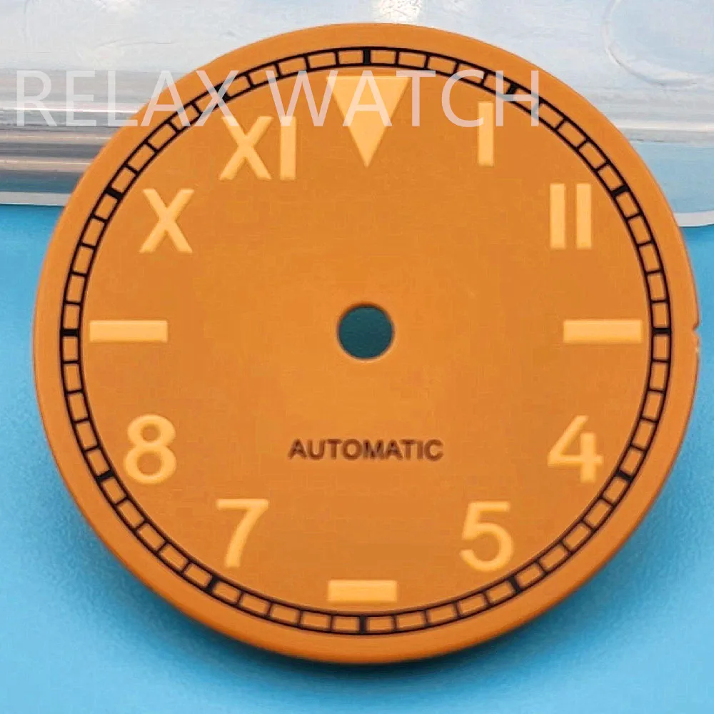 29mm Vintage Navy Luminous Dial fits NH35 ETA2824 MIYOTA8215 Automatic Movement