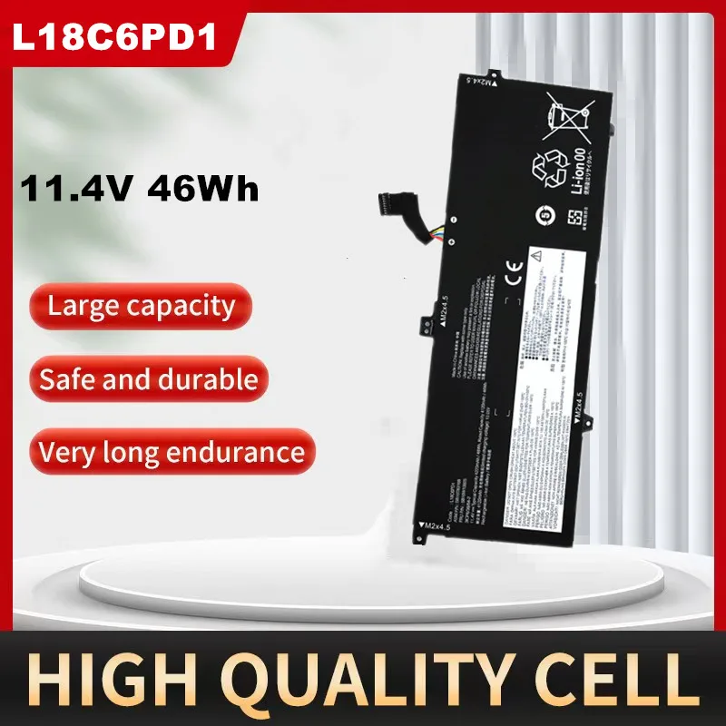 

L18C6PD1 Laptop Battery For Lenovo ThinkPad Notebook X13 X390 X395 L18M6PD1 L18D6PD1 L18M6PD2 SB10K97658 SB10K97657 SB10K97656