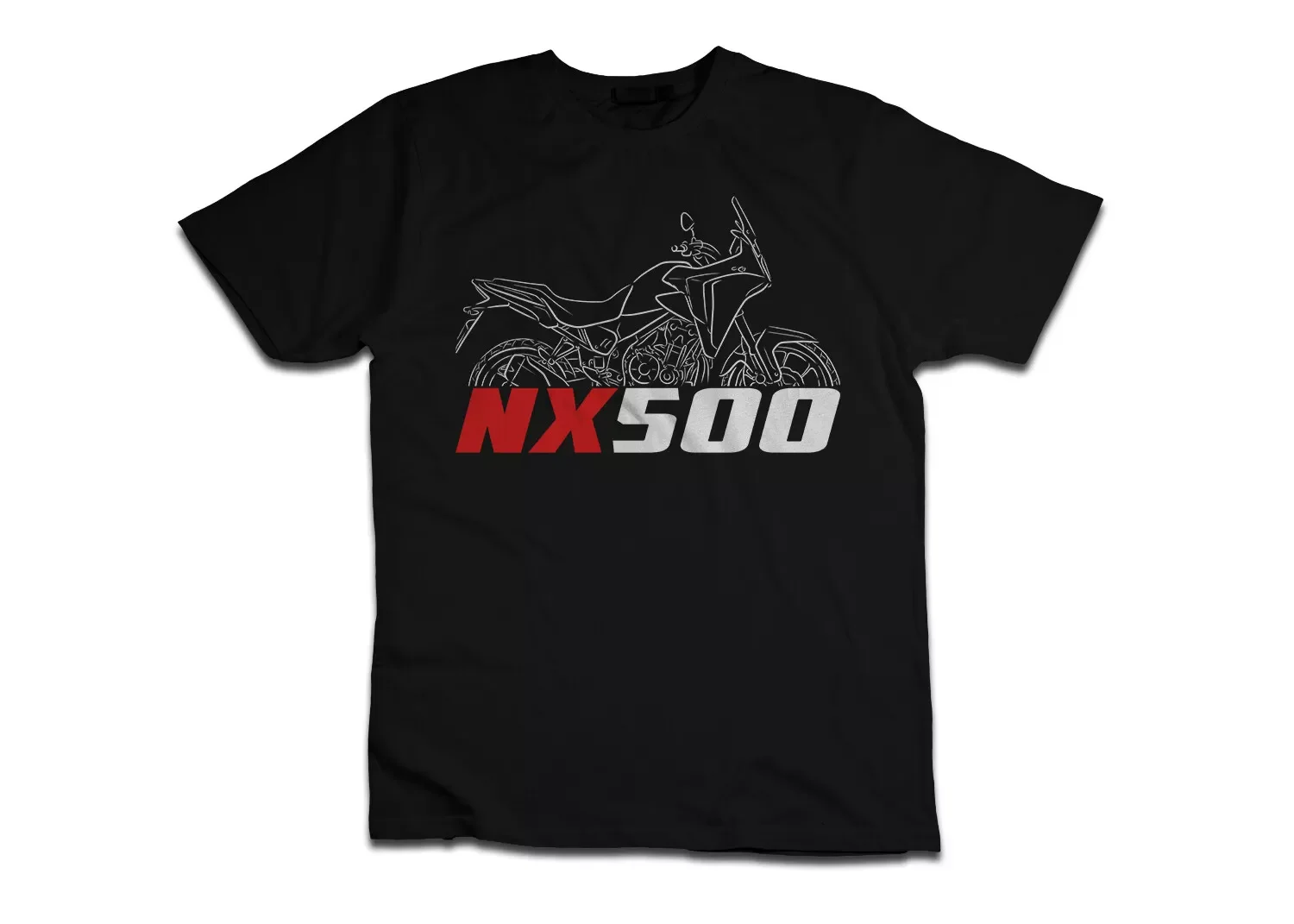 

NX500 2024 Motorcycle T shirt Graphic Casual Summer Short Sleeves 100% Cotton Cool Tee