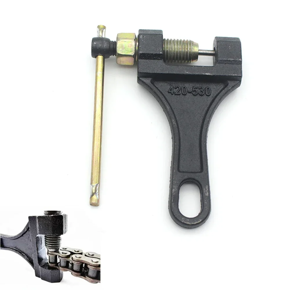 Motorcycle Chain Breaker Riveting Tool  420-530 Bike Chain Cutter Separator Link Splitter Remover for Motorbike Chain Repair