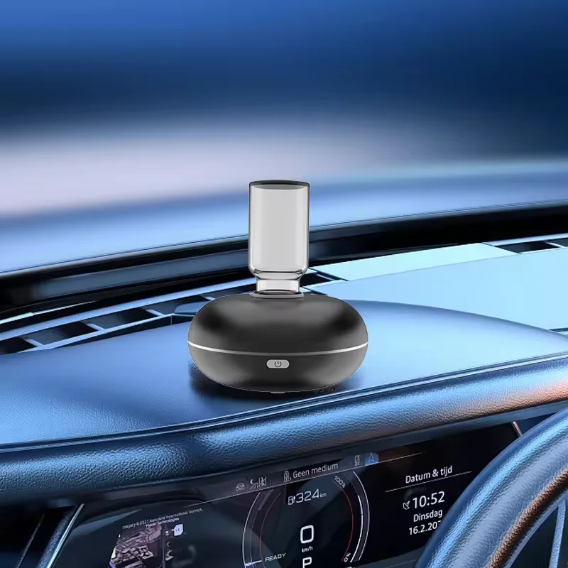 逆自動誘導アロママシン充電式香り車芳香剤水なしバブル香りディフューザーエッセンシャルオイル