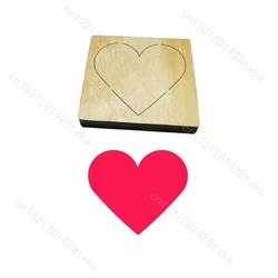 Love, heart Wooden Die for Scrapbooking, Cutting Dies, C1900, New, Multiple Sizes