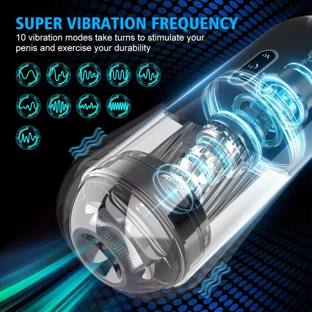 Automatic Sucking Vibrator Masturbator Powerful Suck Blowjob Hine Real Vagina Masturbation Cup Sex Toys For Men