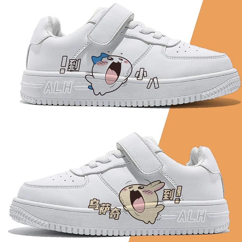 

Kids Usagi Casual Shoes Children New Chiikawa Printed Sport Shoes Girl White Anti-Slip Outdoor Breathable Sneakers Birthday Gift