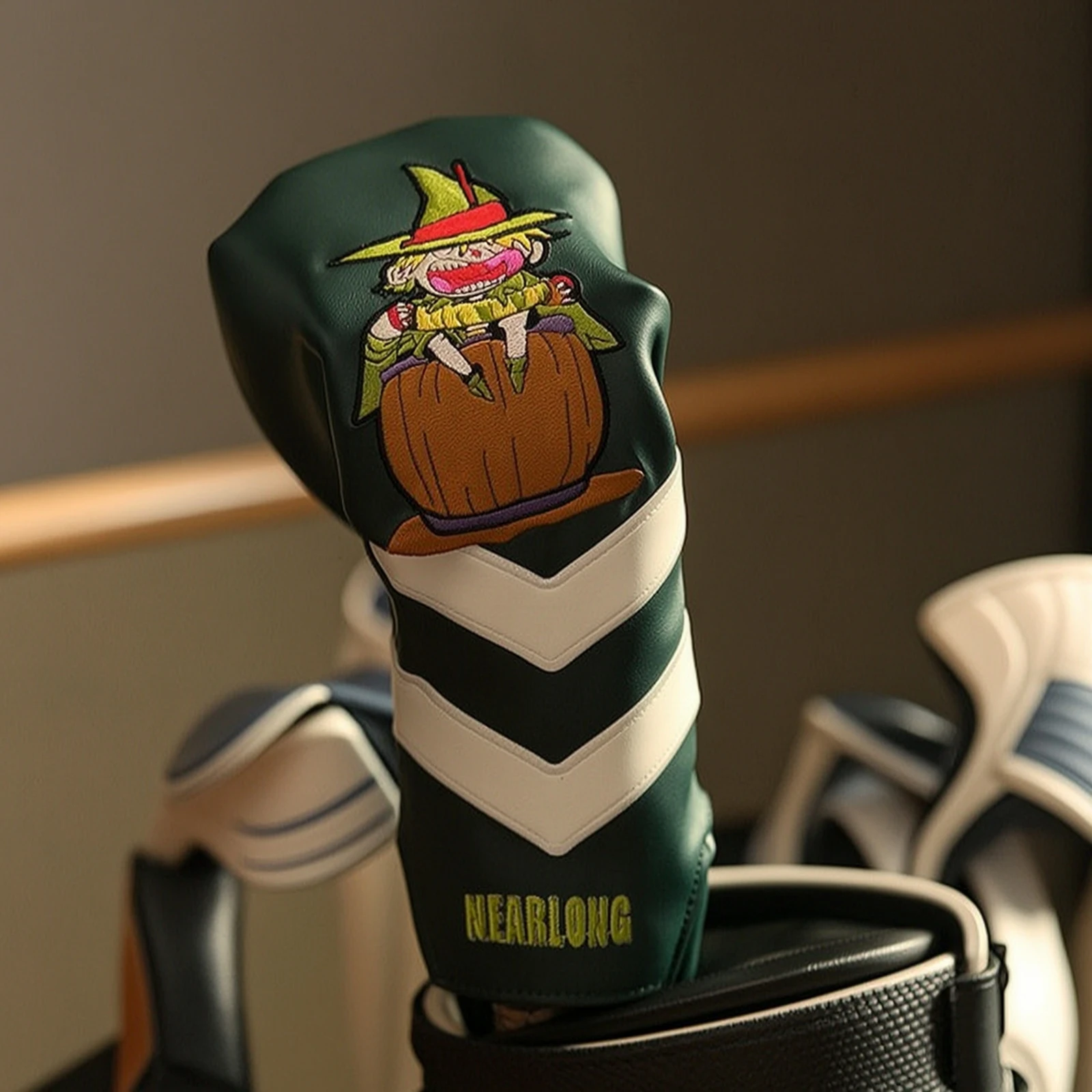 Embroidery In The Piece - Set di 3 Copritesta per Mazze