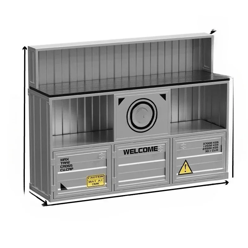 Industrial wind seasoning table Hot pot restaurant Commercial container Small material table Malatang dipping sauce