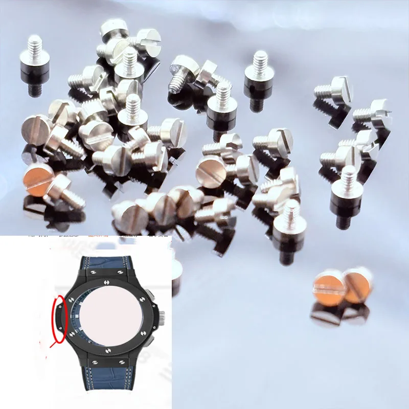 Watch back cover screws Fot  H.ublot front and rear cover screws adapt to watch bottom cover case screws watch repair accessorie