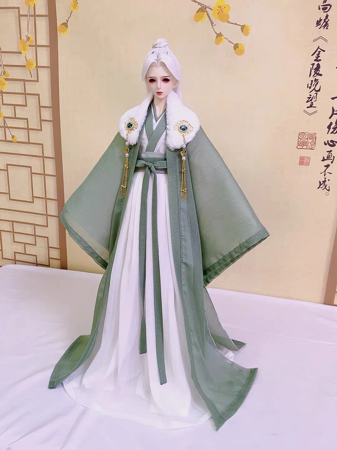 OB27 1/6 Figure 1/4 1/3 Scale BJD Clothes Ancient Costume Hanfu Robe Samurai Outfit For BJD/SD ID75 Uncle Doll Accessories A1971