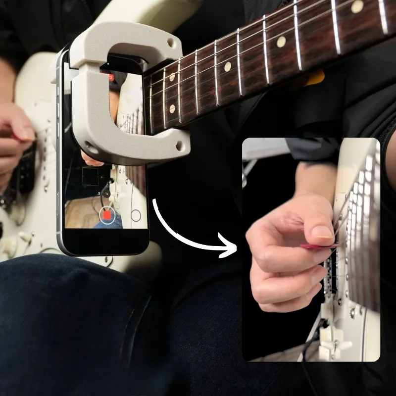 Non-slip Stable Guitar Photography Stand Durable Electric Guitar Fingerboard Photography Stands Stringed Instrument Accessories