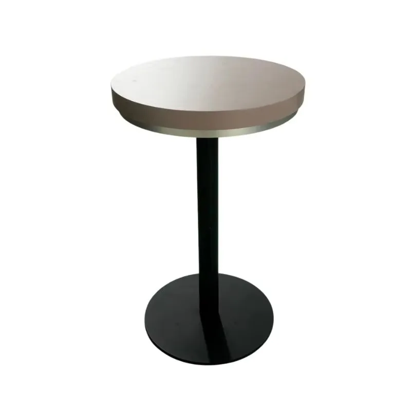 Plywood desktop metal base black square design coffee table new hotel reception area factory price for sale