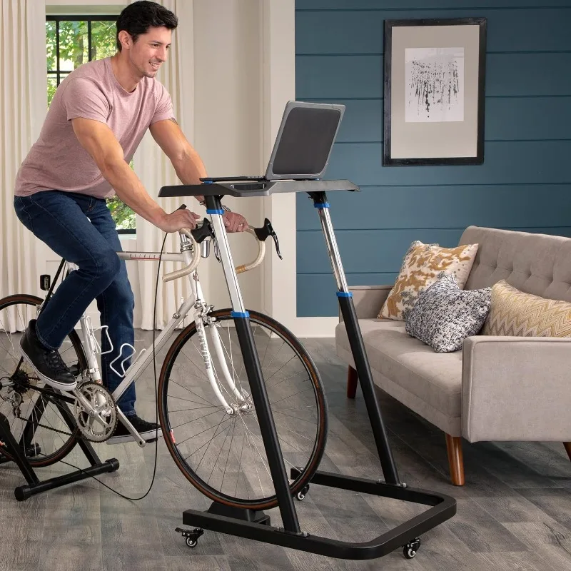 Escritorio ajustable para entrenamiento de bicicleta, estación de trabajo portátil, escritorio de pie