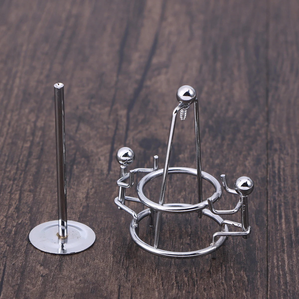 Ausgewogene Kugel Dekor Metall Figur Schreibtisch Spielzeug Büro Dekor Metall Eisen Figur Mini Skulptur Ausgleich Ornamente Hause Geschenke