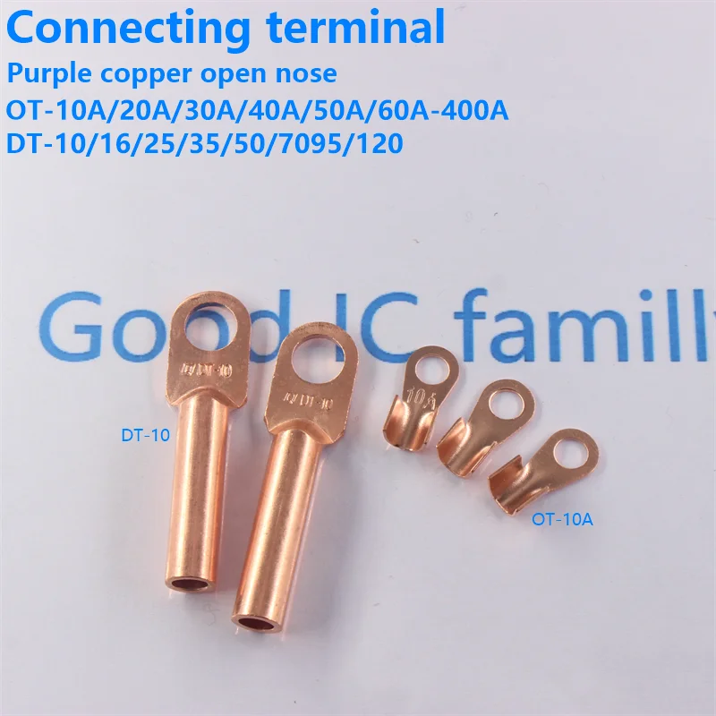

10/5 шт. OT-30a клемма 10A 20A 30A 40A 50A 60A 80A 100A 150A сращивающий провод медный O-образный круглый голый кабельный разъем с открытым наконечником