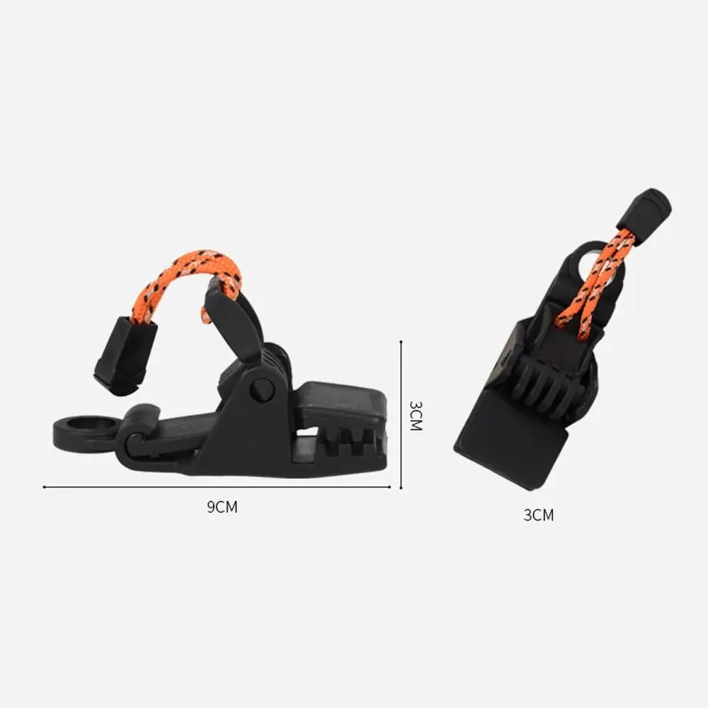 Windproof Outdoor Tool Awning Clamp Crocodilian Tabernacle Clamp Tent Alligator Clip Fixed Plastic Clip Alligator Tent Clip