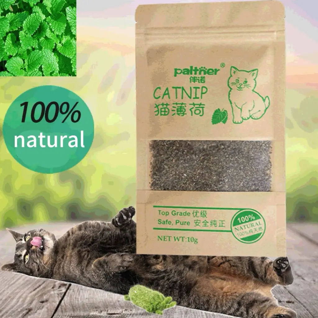 10g Simply Catnip Natural Organic Premium Catnip 10g/bag Catmint Menthol Flavor Can Be Sprinkled on Toys and Catnip Toys