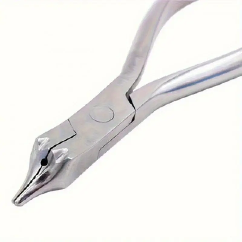 Stainless Steel Jewelry Pliers Golden Tone Finish Precision Metal Charms Removal Tool for Beading DIY Crafting Projects