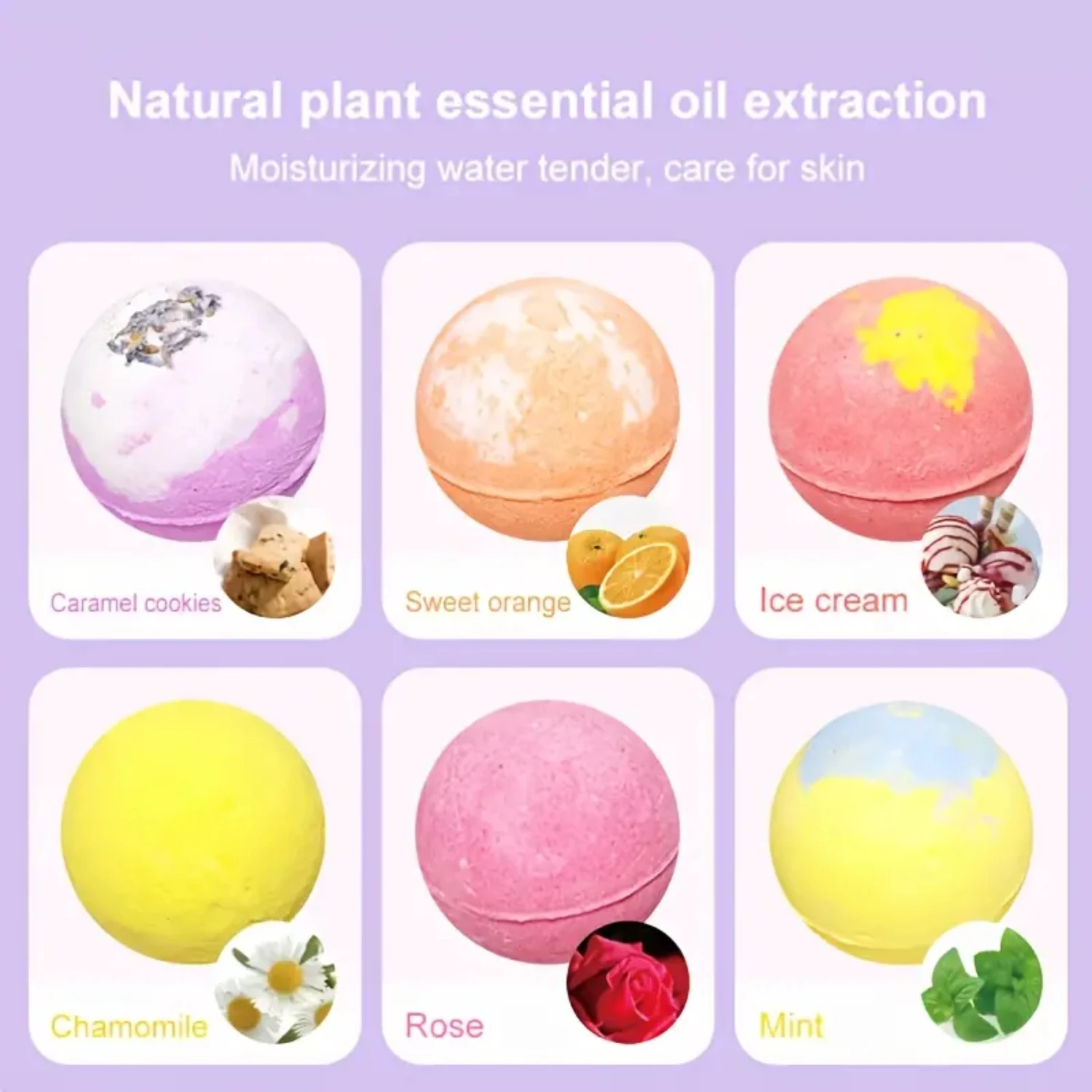 Experience Ultimate Luxury with this Luxurious Handmade Dry Flower Bath Salt Ball Set Box. Indulge in the Aromatic and Relaxing 