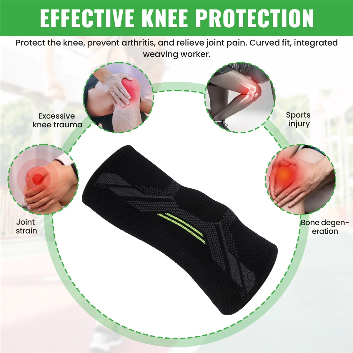 Breathable Basketball Football Sports Kneepad High Elastic Volleyball Knee Pads Brace Training Knee Support Protect S