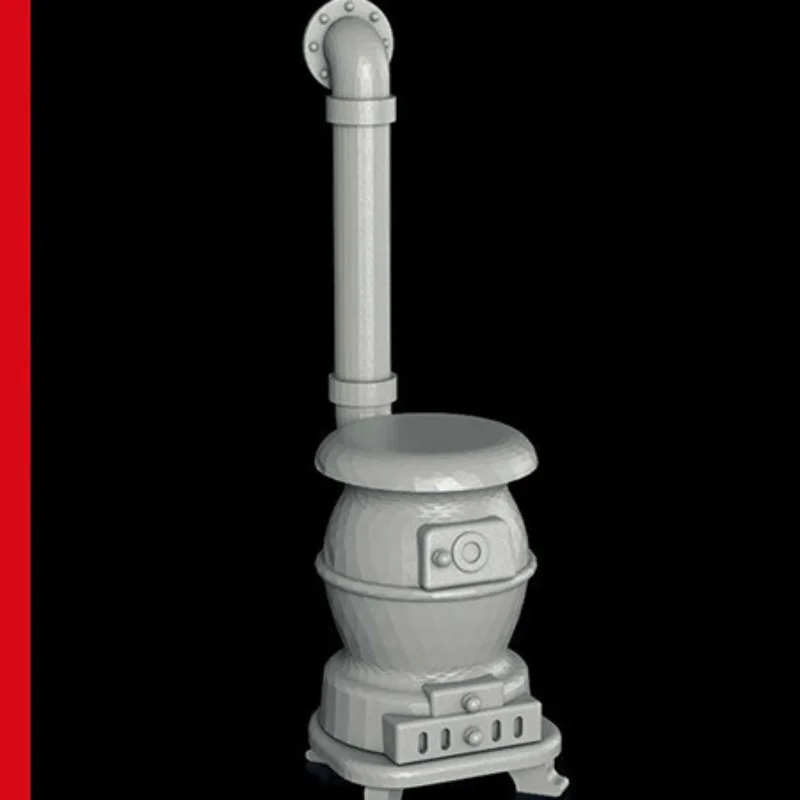 

1:35 Resin Model 68mm Stove Gray Model Scene Layout Props Unpainted