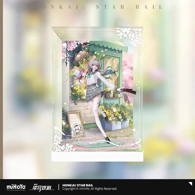[Genuine] miHoYo Game Firefly Display Box Honkai Star Rail Firefly 1/8 Doll Display Box Desktop Ornament Cosplay Halloween Gifts