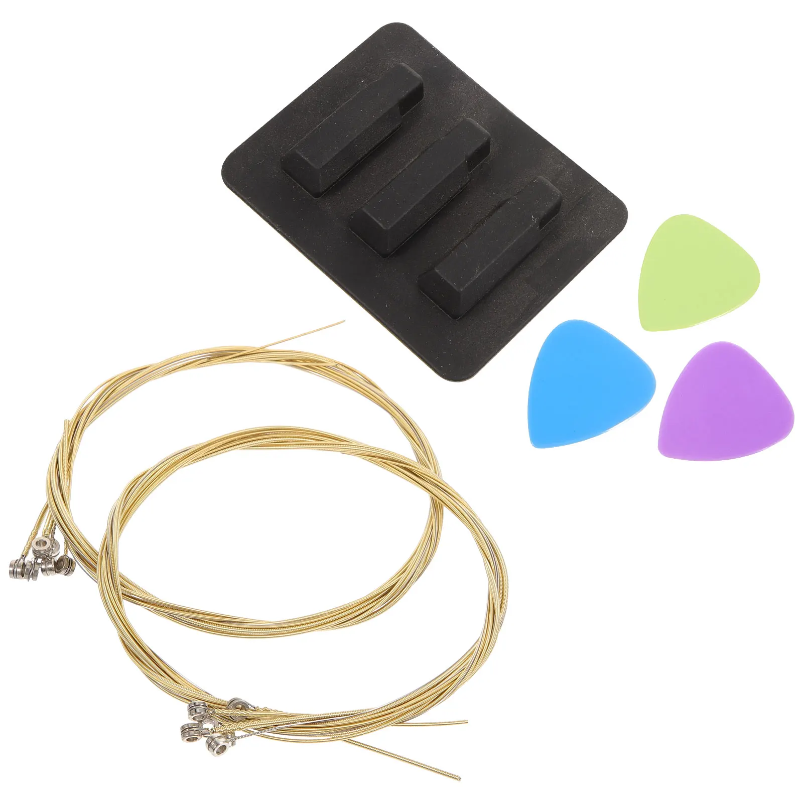 

1Set Guitar Accessories Tool Kit Durable Repair Maintenance Supplies for Guitar Players Musicians 5 String Bass Strings