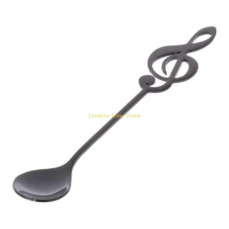 

Stainless Steel Musical Note Coffee Tea Stirring Spoon for Creative Cutler B46D