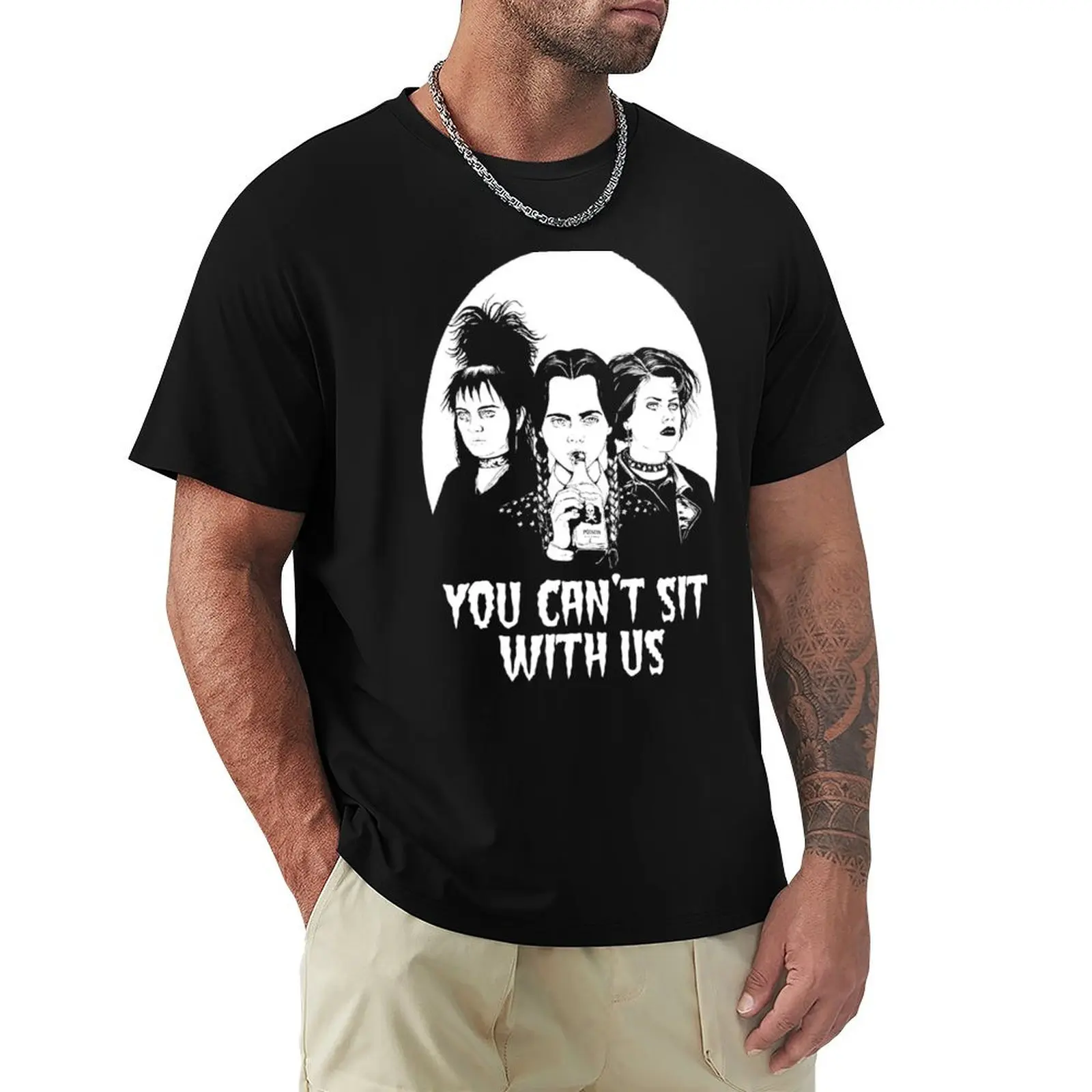 Lydia Deets Wednesday Adams and Nancy You Can't Sit with Us Shirt T-Shirt animal prinfor boys designer shirts graphic tshirt men