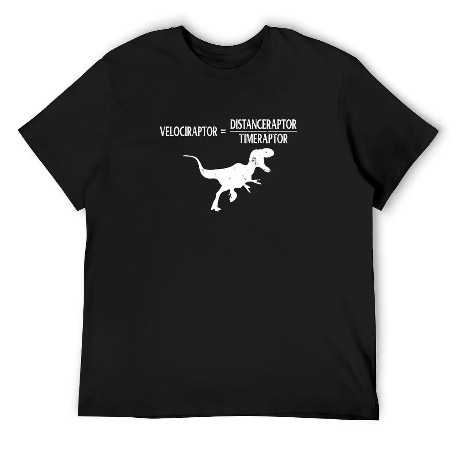 

Distanceraptor/Timeraptor=Velociraptor Dinosaur T-Shirt oversizeds sports fans man clothes men clothing