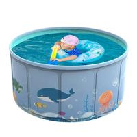 90cm Foldable Baby Swimming Pool Portable Children Soft PVC Round Paddling Pool Toddler Outdoor Garden Water Game Supplies