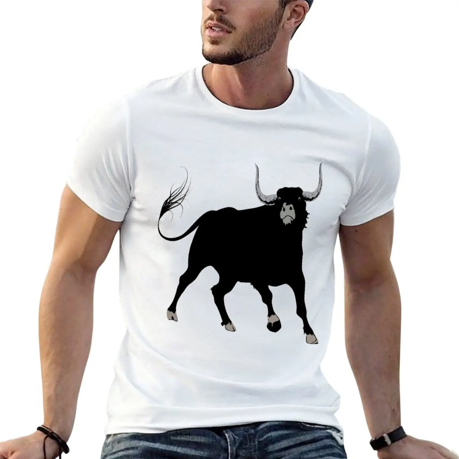 El toro fuerte T-Shirt t shirt for man 100 percent cotton t shirts for man graphic vintage essential t shirt T-shirt