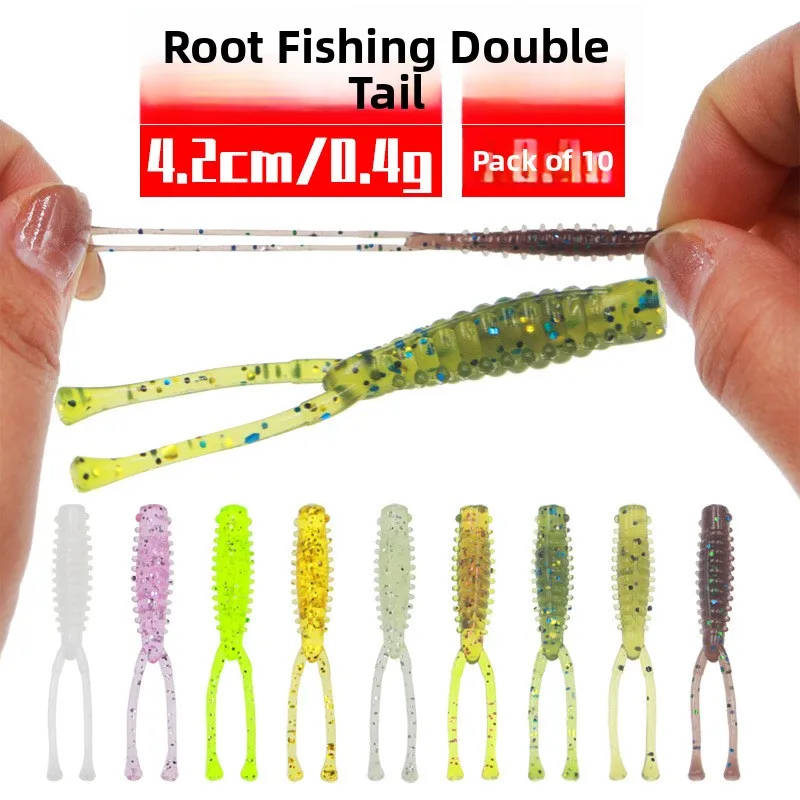 pacote-com-10-iscas-bionicas-de-cauda-dupla-para-pesca-em-Agua-doce-e-salgada-ideais-para-pesca-de-carpa-e-robalo-ao-ar-livre
