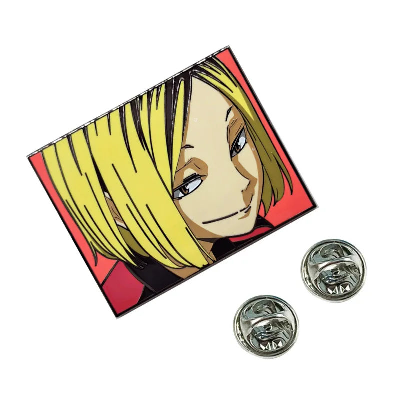 Classic Volleyball Anime Kozume Kenma Lapel Pins for Backpack Hard Enamel Pin Men Women's Brooch Manga Badges Jewelry Gifts