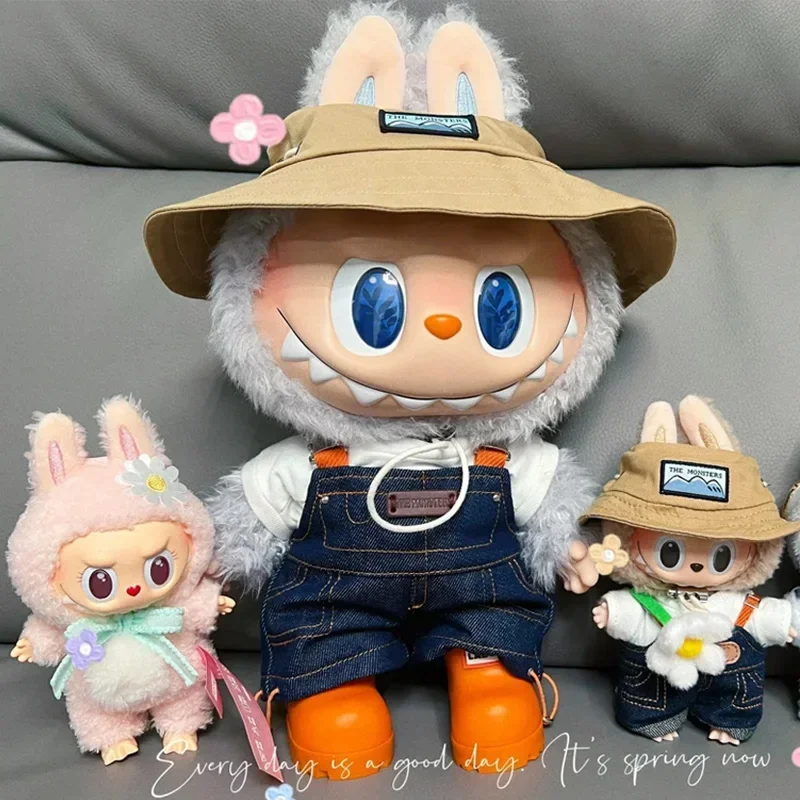 In Stock Labubu The Monsters Spring Wild Home Plush Action Figures Cute Mokoko Fall Into Spring Backpack Pendant Close To Sweet