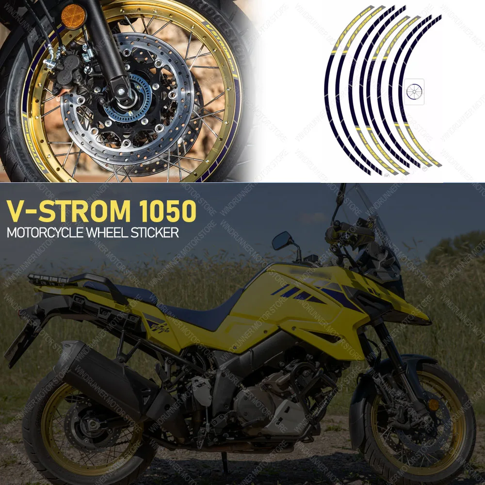 

For V-STROM 1050 Motorcycle Accessories Waterproof Protective Wheel Sticker High Quality Epoxy Resin Protective Sticker