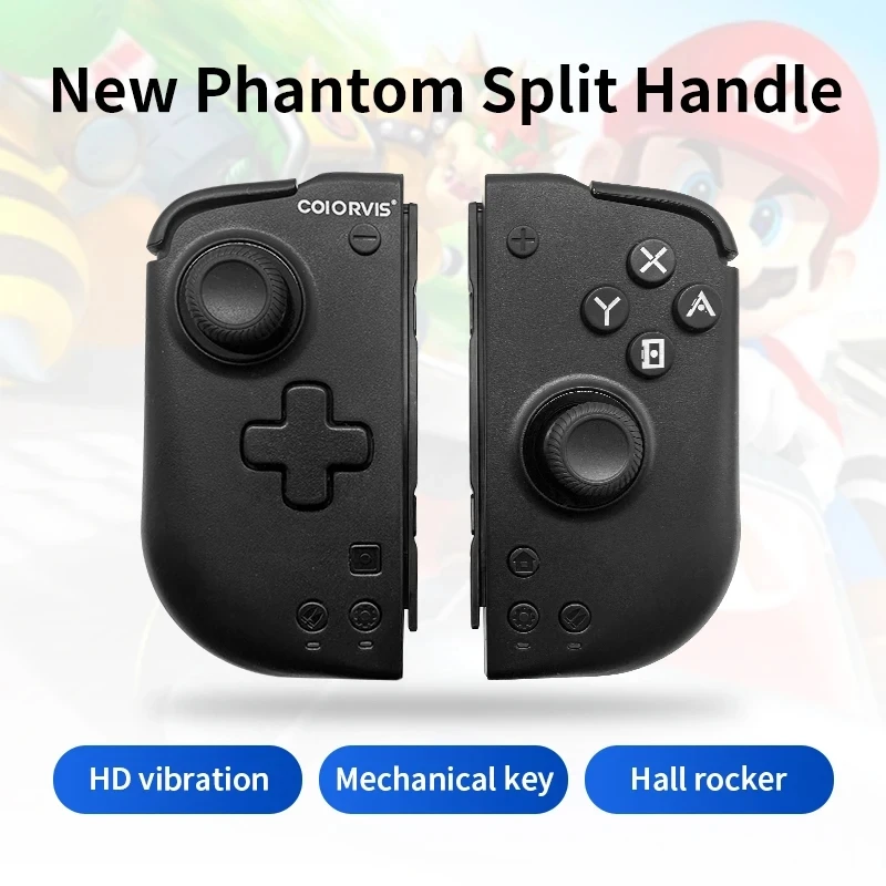 COIORVIS Joycons for Nintendo Switch Pro Controller Adjustable Joystick Hall Effect Controller HD Vibration 6-Axis Gyro Joy Pad