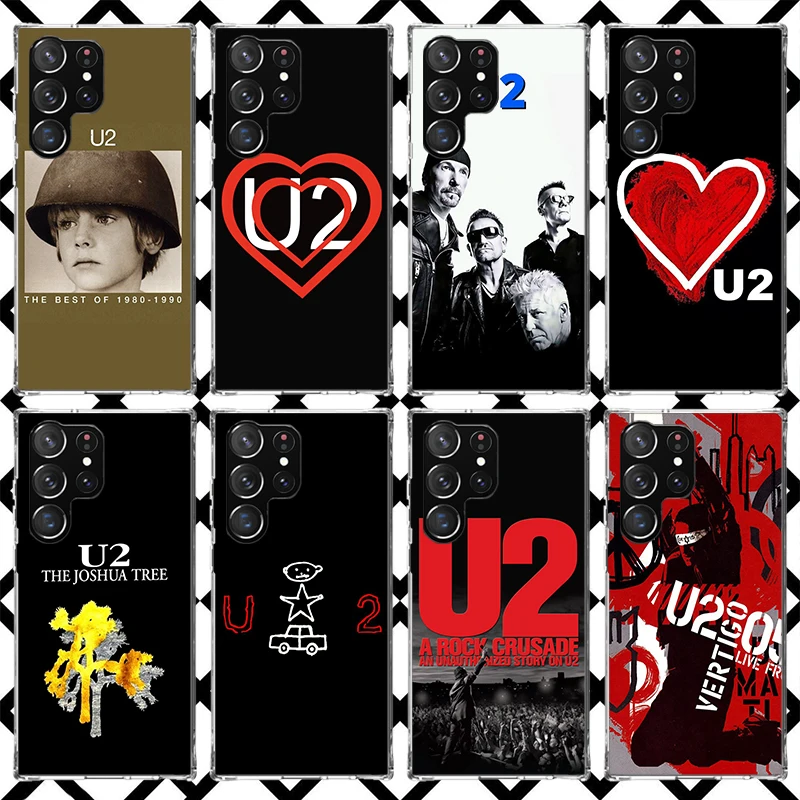 Band U-U2 Rock Phone Case for Samsung Galaxy S26 S25 Edge S24 S23 Ultra S22 Plus S21 FE S20 + Soft Cover Print Fundas Galaxy S25