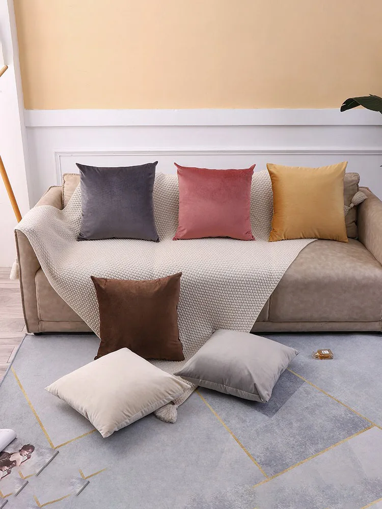 Indoor Decorative Bedding Throw Pillows Insert 18 x 18 Inches Bed and Couch Pillows