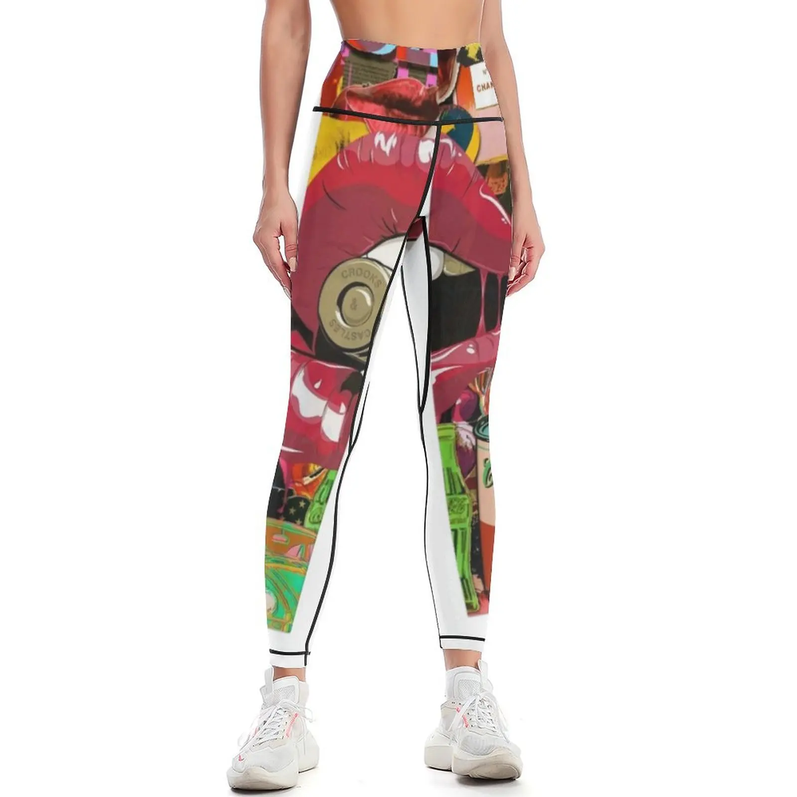 

Pop Art Therapy Leggings Women's trousers Women's fitness workout clothes for sports shirts gym Womens Leggings