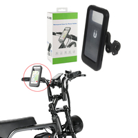 OUXI V8 V20PRO Adjustable Waterproof Phone Holder Handlebar Cell Phone Support For 20 inch OUXI V8 V20PRO fatbike accessrioes