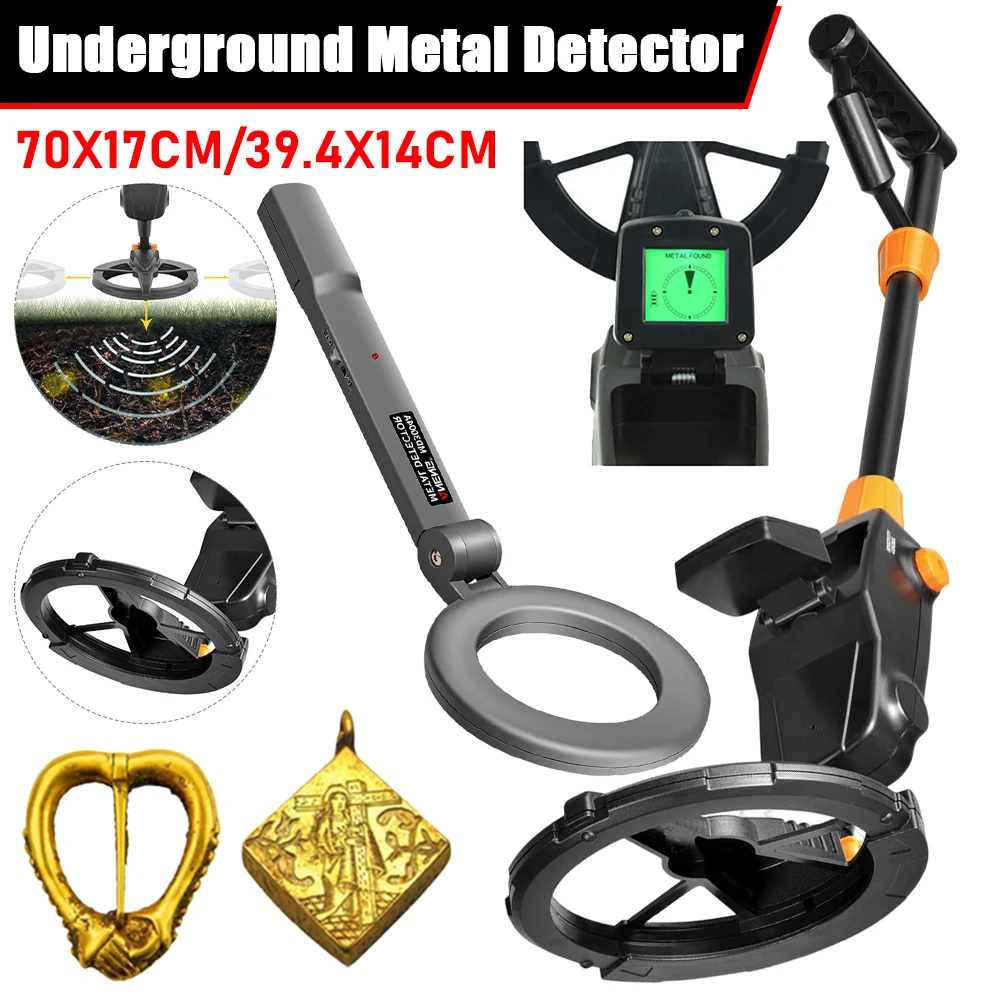 Underground Metal Detector LCD Digital Display Detecting Pinpointer Gold Silver Jewelry Digger Treasure Search Finder Tools New