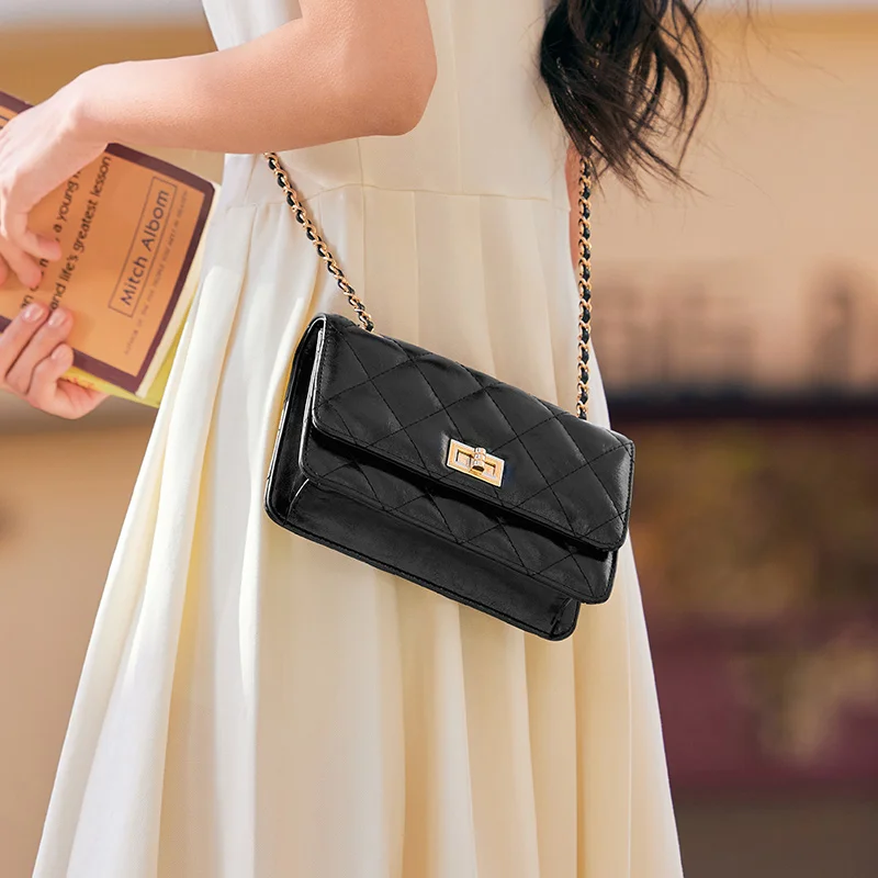 Semir Quilted Square Bag Women Minimalist Shoulder Crossbody Underarm Bag 2025 New Casual Tofu Style Handbag