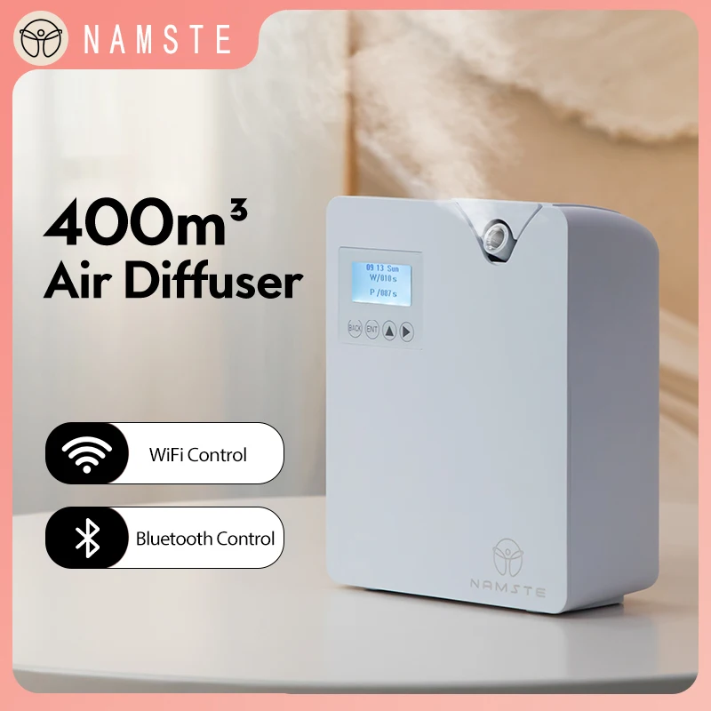 NAMSTE Scent Air Machine Home Essential Oil Diffuser With Smart Technology Bluetooth WiFi Aromatherapy Air Fresheners Sprayer