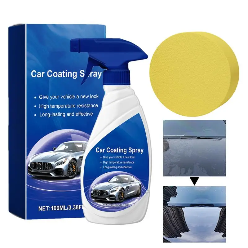 

Car Coating Spray 100ML Car Coating Crystal Ceramic Paint Care Auto Polish And Repair Coating Renovator Car Wash Accessories