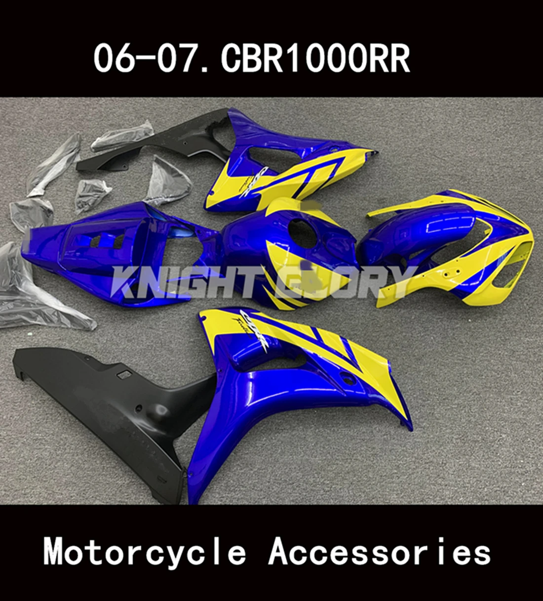 Cbr1000rr 2006 2007 sc57/06 cbr1000 rrモーターサイクルシェルフェアリングスポイラー,ボディ射出成形