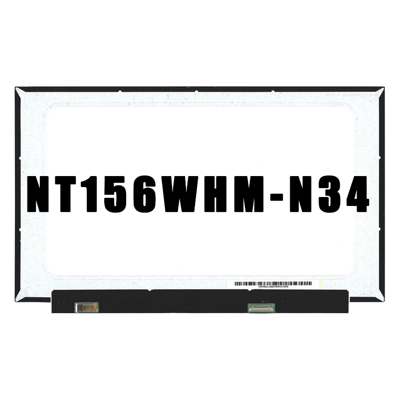 15.6” Original For NT156WHM-N44 NT156WHM-N34 Laptop LCD Screen Display Slim LED HD 1366X768 30Pins Narrow Edge