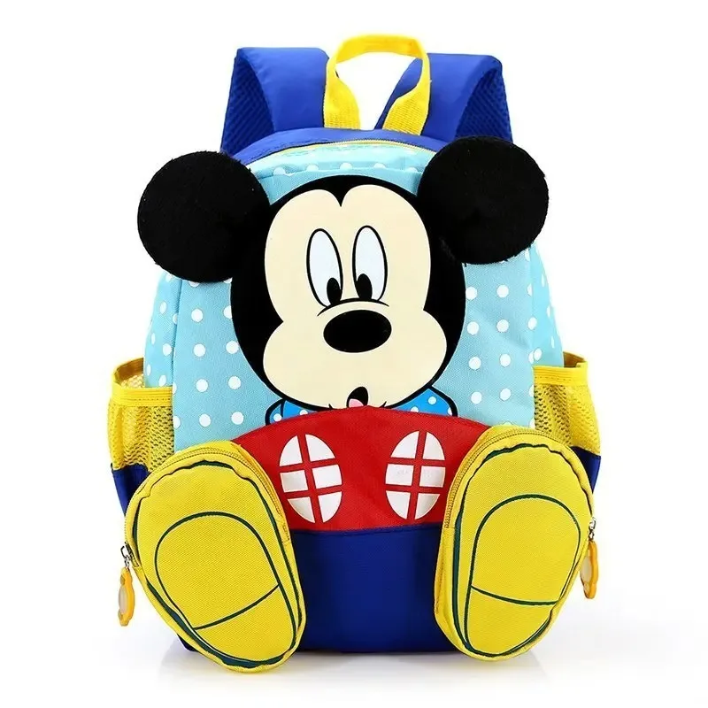 Disney 2025 New Mickey Kindergarten Cute Cartoon Backpack Boy and Girl Burden Reduction and Spine Protection Student Schoolbag