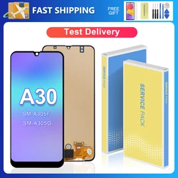 A30 For Samsung 6.4''Tested A305F A305G A305Y A305 A305N A305GT LCD Display Touch Screen Digitizer Assembly Replacement